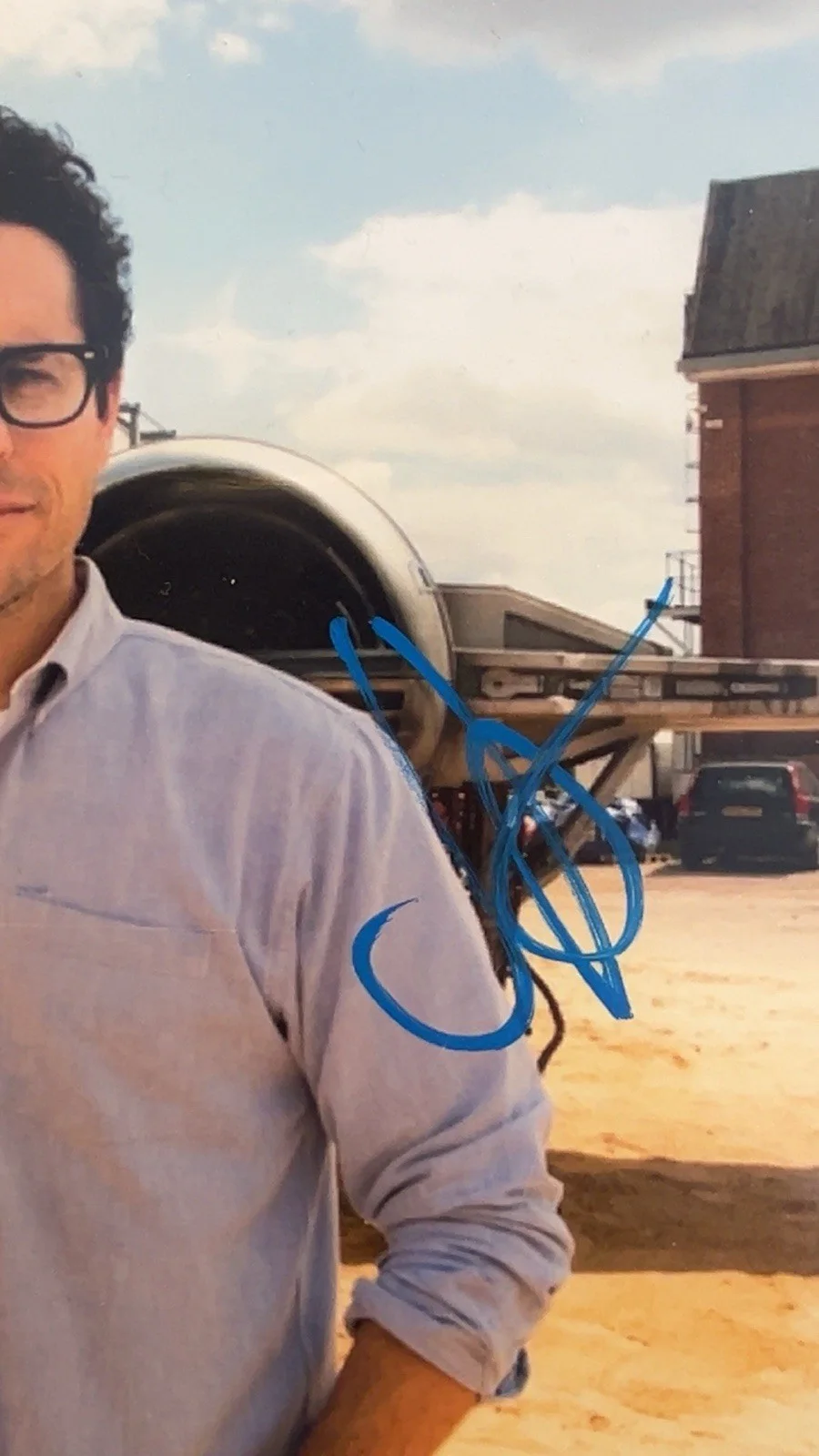 JJ ABRAMS — JJ ABRAMS SIGNED STAR WARS PHOTO 8x10 THE FORCE AWAKENS AUTOGRAPH PSA DNA COA 1, image 2