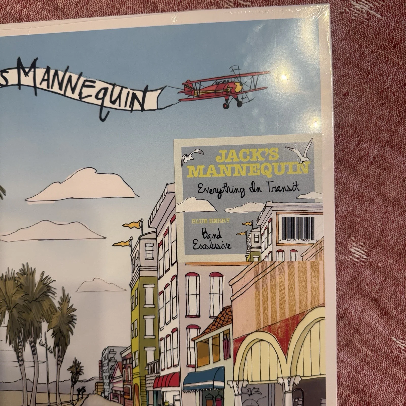 Jack's Mannequin - Everything in Transit Blue Smoke SIGNED vinyl, image 2