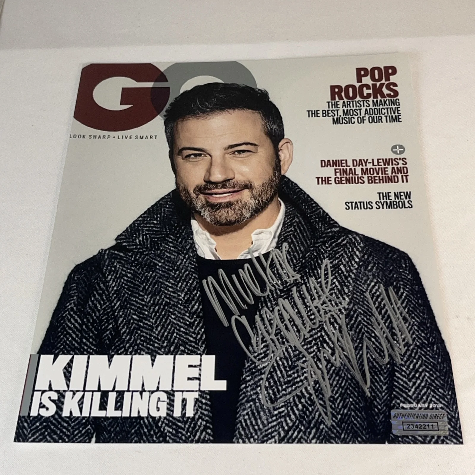 Jimmy Kimmel — Jimmy Kimmel Signed Photo Autographed 8x10 TV Host w/COA Hologram