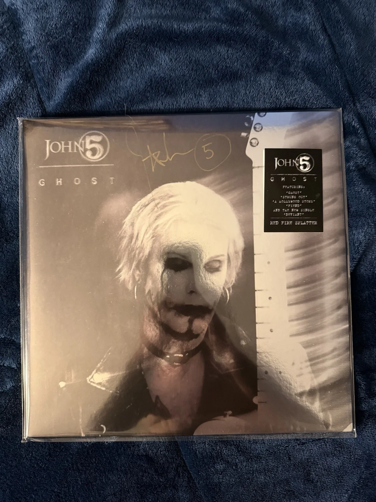 John 5 SIGNED Ghost Album Vinyl LP Autographed, image 2