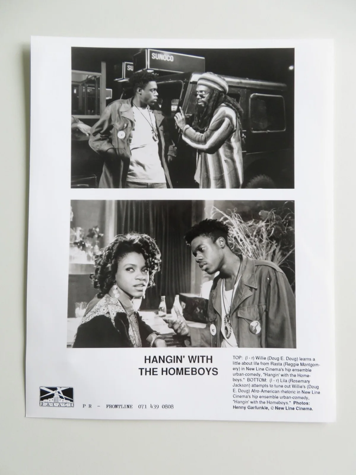 HANGIN' WITH THE HOMEBOYS MOVIE STILL PHOTO LOT OF 2 DOUG E. DOUG LEGUIZAMO 1991, изображение 4