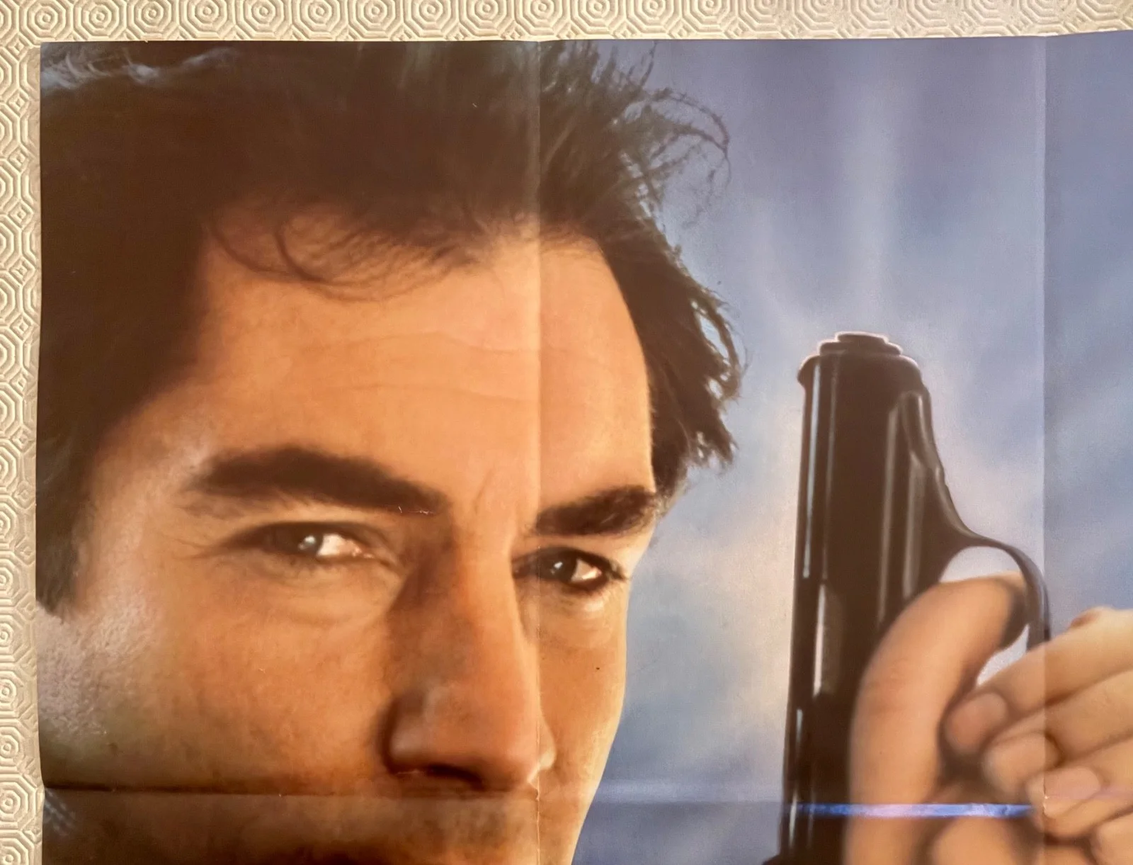 The Living Daylights Original 1987 Advance Quad Poster Dalton James Bond 007, изображение 5