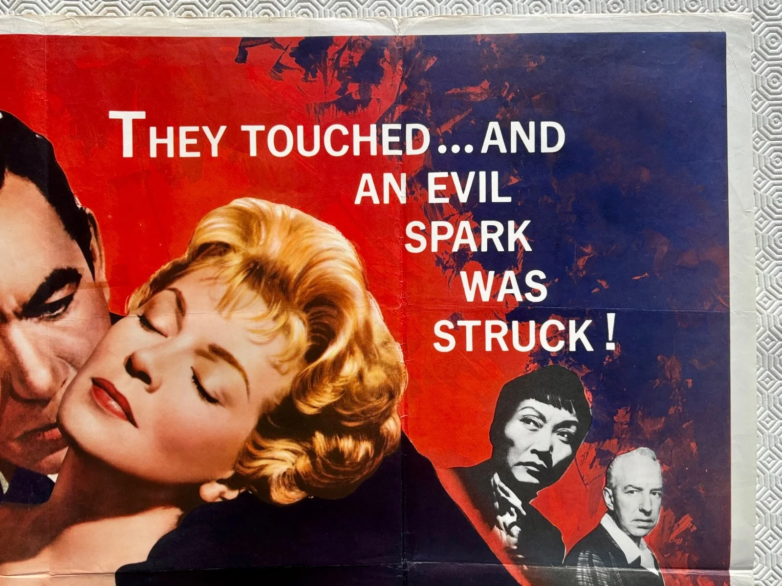 Portrait In Black Original 1960 Movie Quad Poster Lana Turner Anthony Quinn, изображение 4