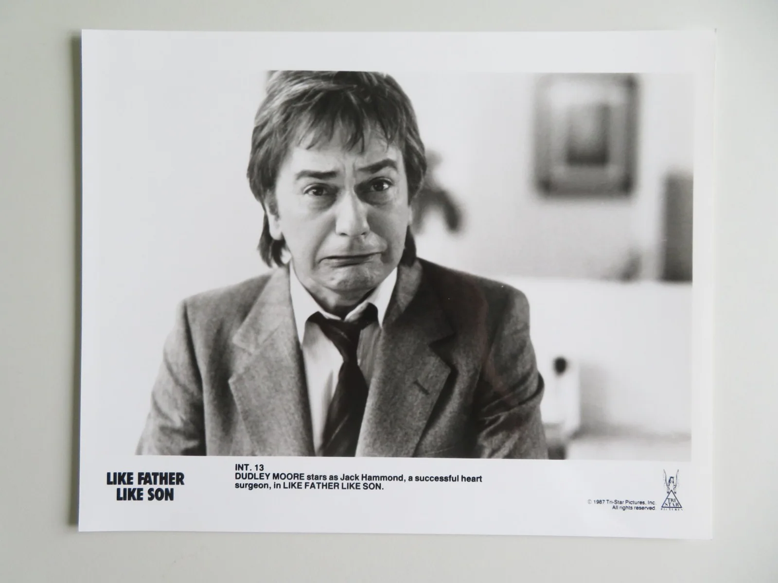 LIKE FATHER LIKE SON MOVIE STILL PHOTO LOT OF 7 DUDLEY MOORE KIRK CAMERON 1987, изображение 3