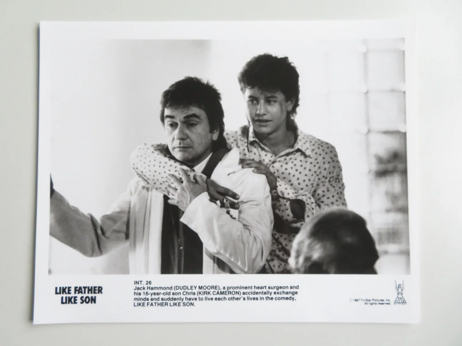 LIKE FATHER LIKE SON MOVIE STILL PHOTO LOT OF 7 DUDLEY MOORE KIRK CAMERON 1987, изображение 5