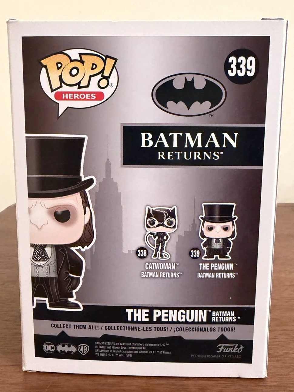 Danny DeVito — Danny DeVito Signed Penguin Funko Pop Heroes 339 Batman Returns JSA Certified, image 2