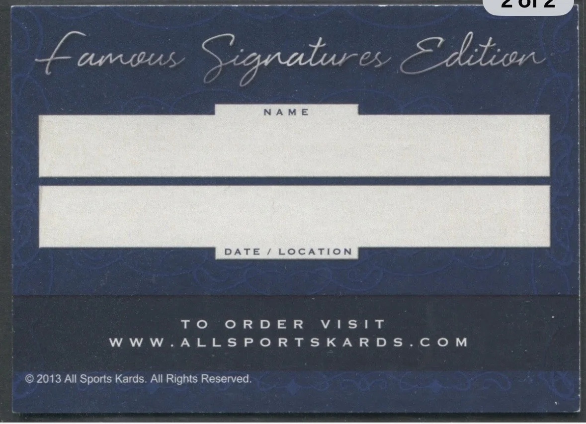 Tom Selleck — TOM SELLECK AUTOGRAPHED SIGNATURE EDITION CARD w/COA EXTREMELY RARE, изображение 2