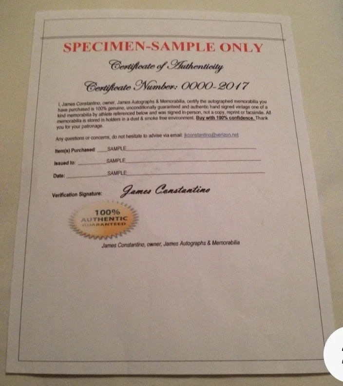 Tom Selleck — TOM SELLECK AUTOGRAPHED SIGNATURE EDITION CARD w/COA EXTREMELY RARE, изображение 3