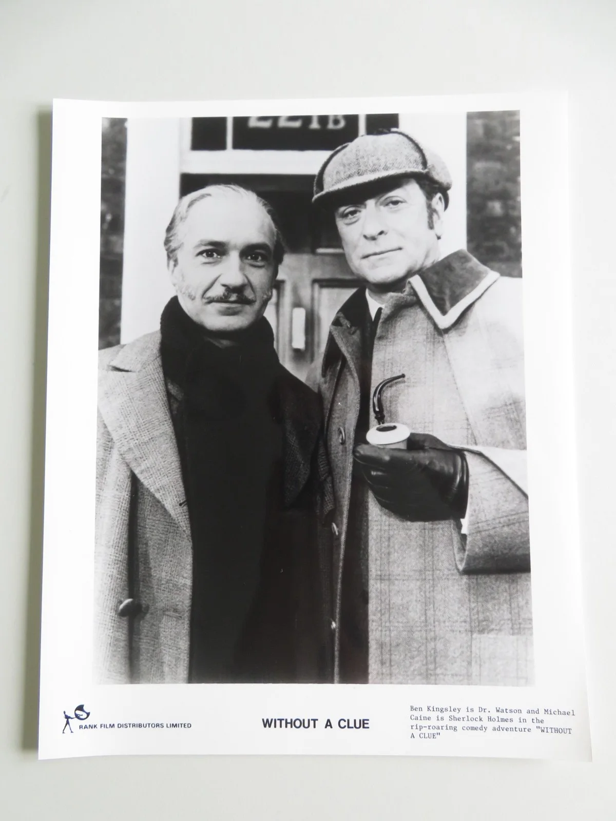 WITHOUT A CLUE MOVIE STILL PHOTO LOT OF 10 MICHAEL CAINE BEN KINGSLEY 1988, изображение 3