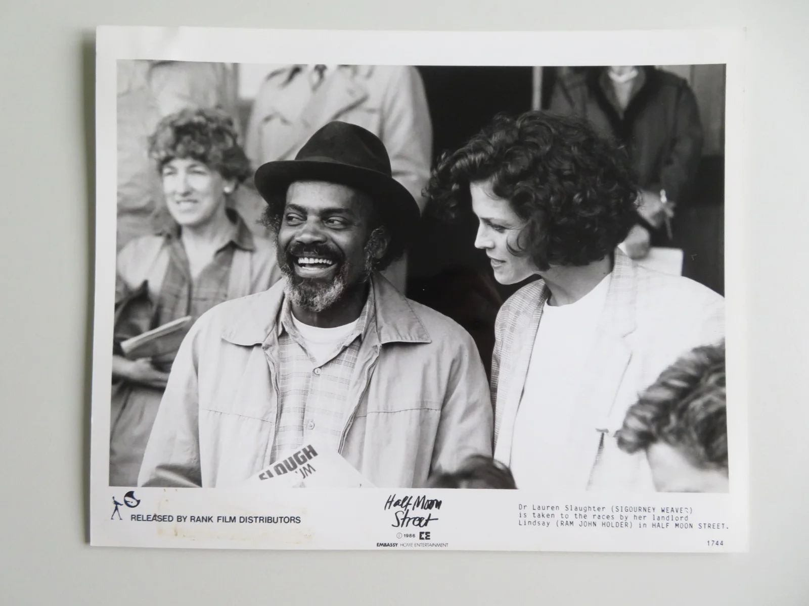 HALF MOON STREET - B MOVIE STILL PHOTO LOT OF 6 SIGOURNEY WEAVER M. CAINE 1986, изображение 4