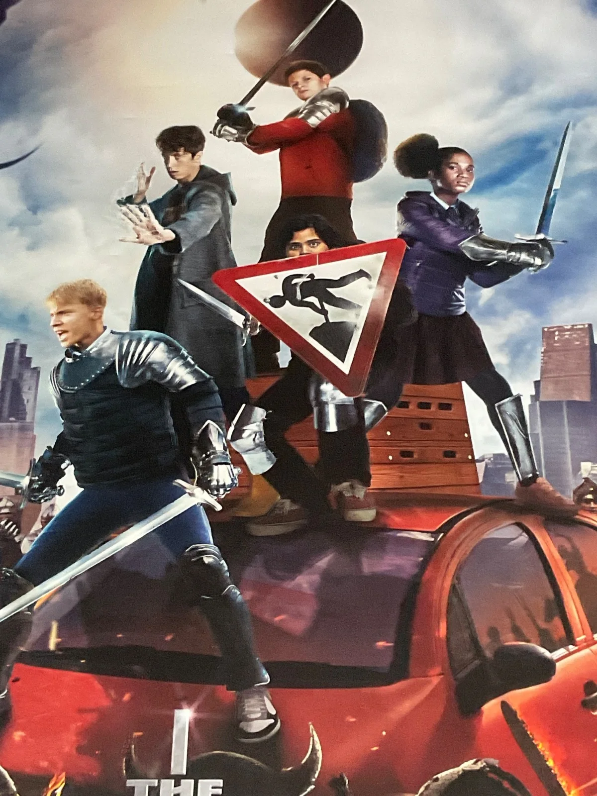 The Kid who would be King Movie Poster Cinema Film Sci Fi Memorabilia 8x5ft HUGE, изображение 4