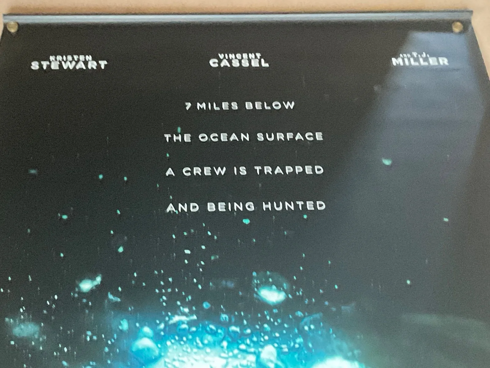 UNDERWATER Movie Poster Cinema Film Sci Fi Memorabilia 2020 8ftx5ft HUGE, изображение 3