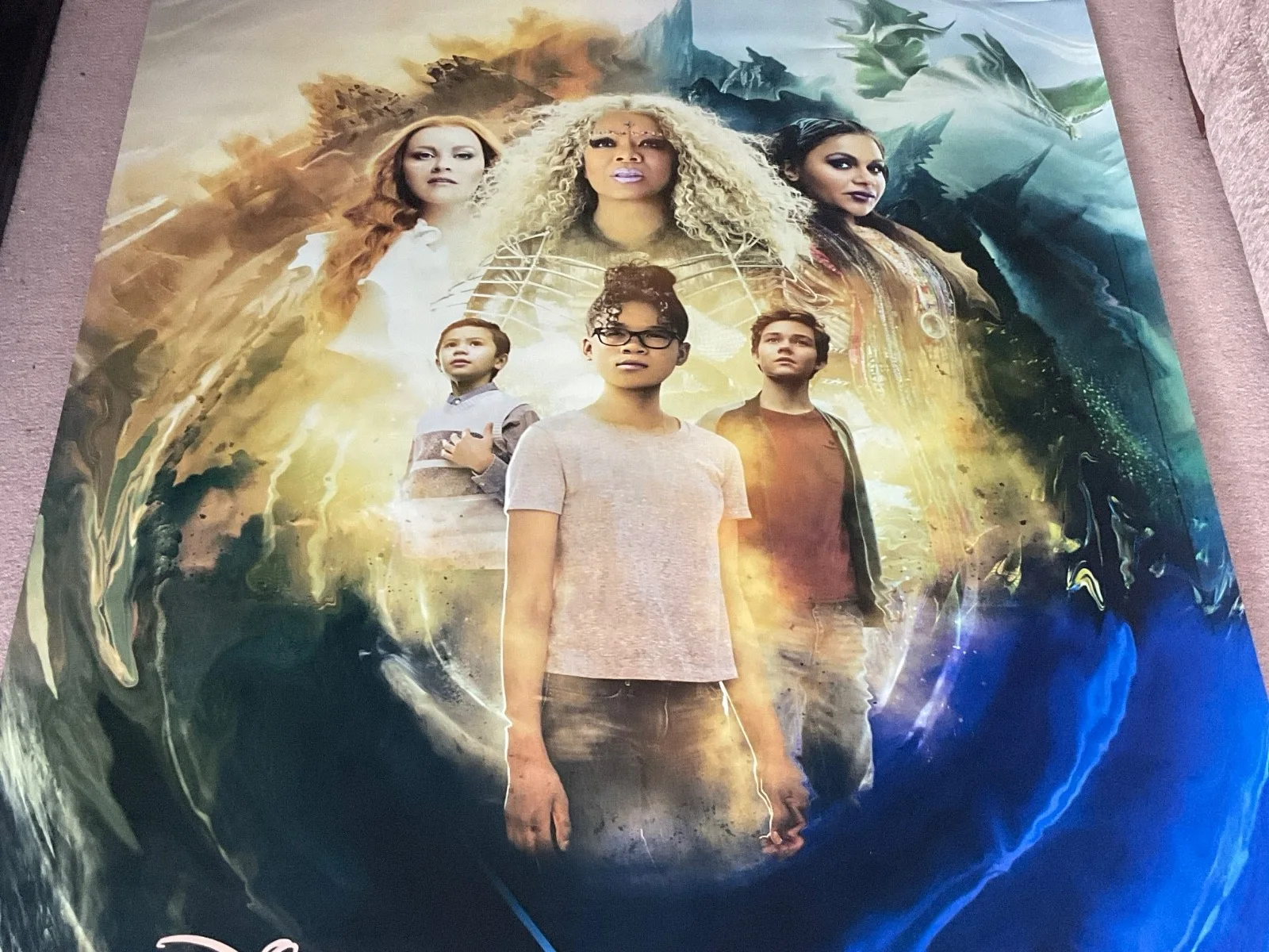 Wrinkle in Time Movie Poster Disney Full Cast 2018 Cinema Film Memorabilia, изображение 3
