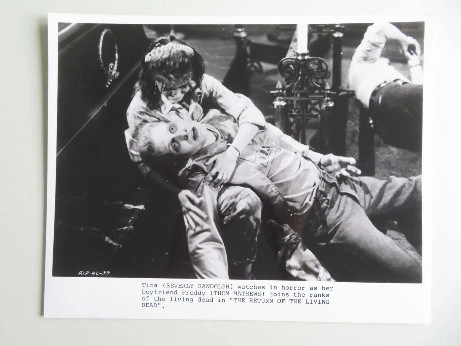 RETURN OF THE LIVING DEAD MOVIE STILL PHOTO LOT OF 5 LINNEA QUIGLEY 1985, изображение 4