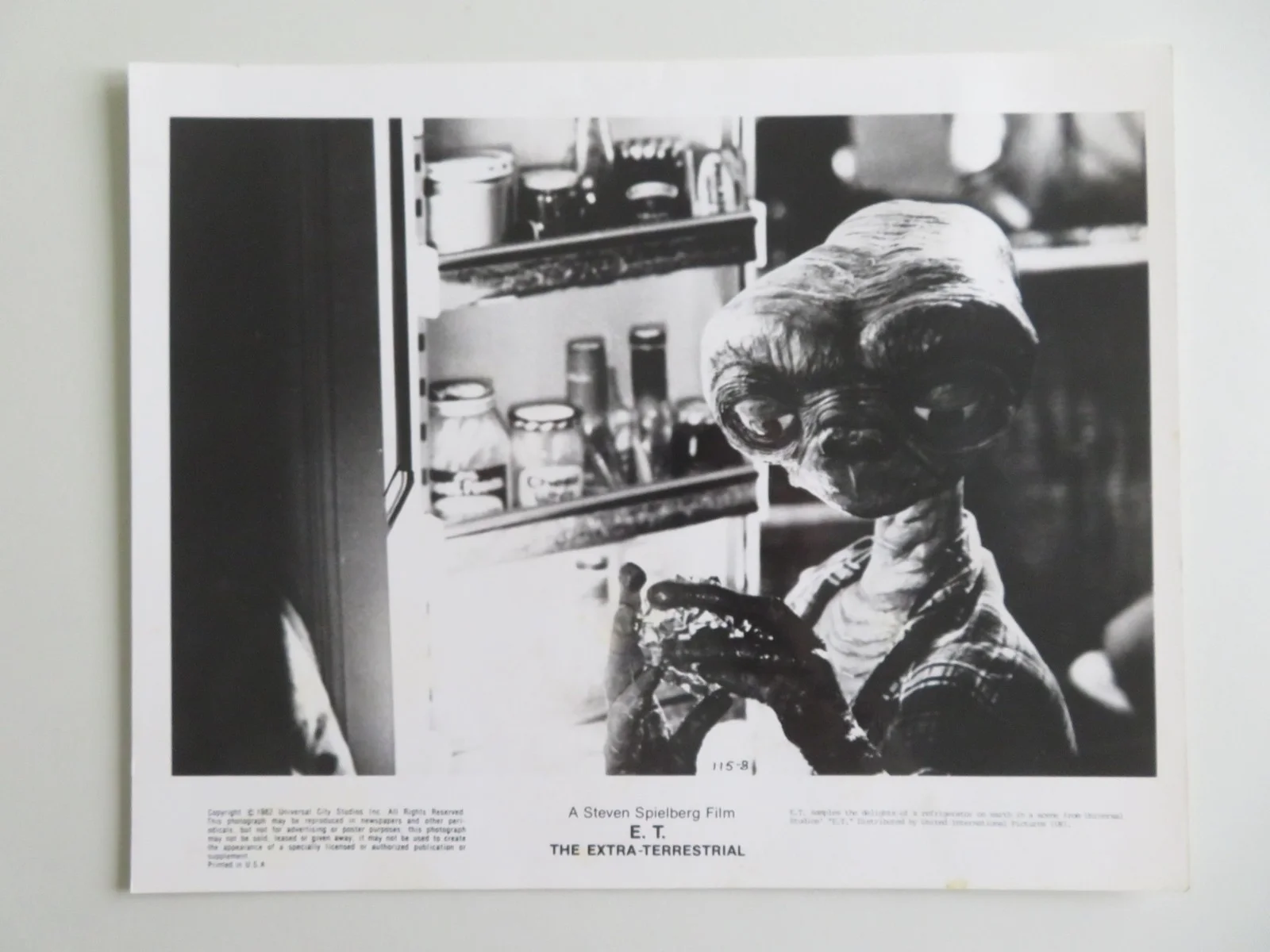 E.T. THE EXTRA-TERRESTRIAL MOVIE STILL PHOTO LOT OF 5 THOMAS BARRYMORE 1982, изображение 5