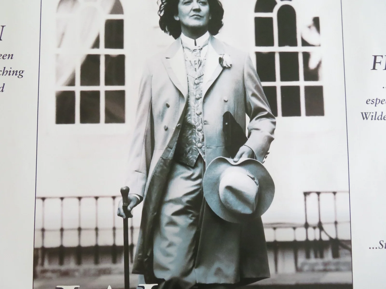 WILDE UK QUAD ROLLED POSTER STEPHEN FRY JUDE LAW 1997, image 2