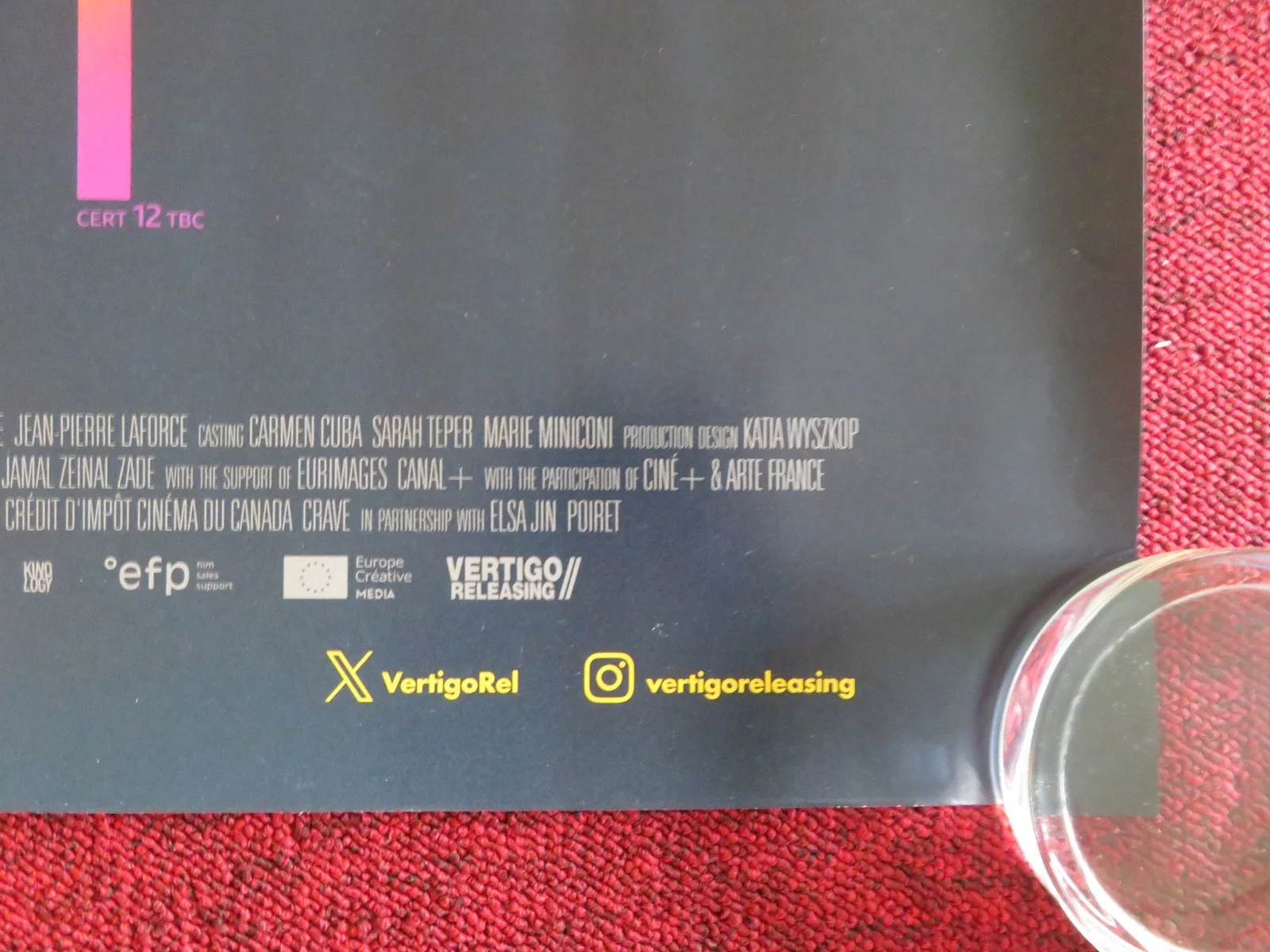 THE BEAST UK QUAD ROLLED POSTER LEA SEYDOUX GEORGE MACKAY 2023, изображение 5