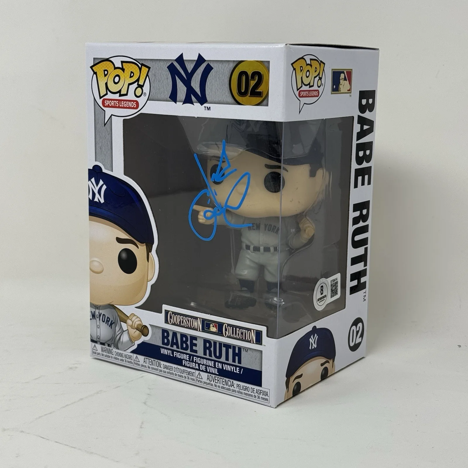 JOHN GOODMAN — John Goodman Signed Babe Ruth Funko Pop The Babe Movie Autograph Beckett COA, изображение 2
