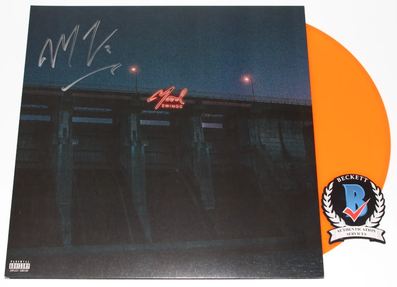 MARCUS KING SIGNED 'MOOD SWINGS' VINYL RECORD ALBUM LP BLUES BAND BECKETT COA, изображение 2