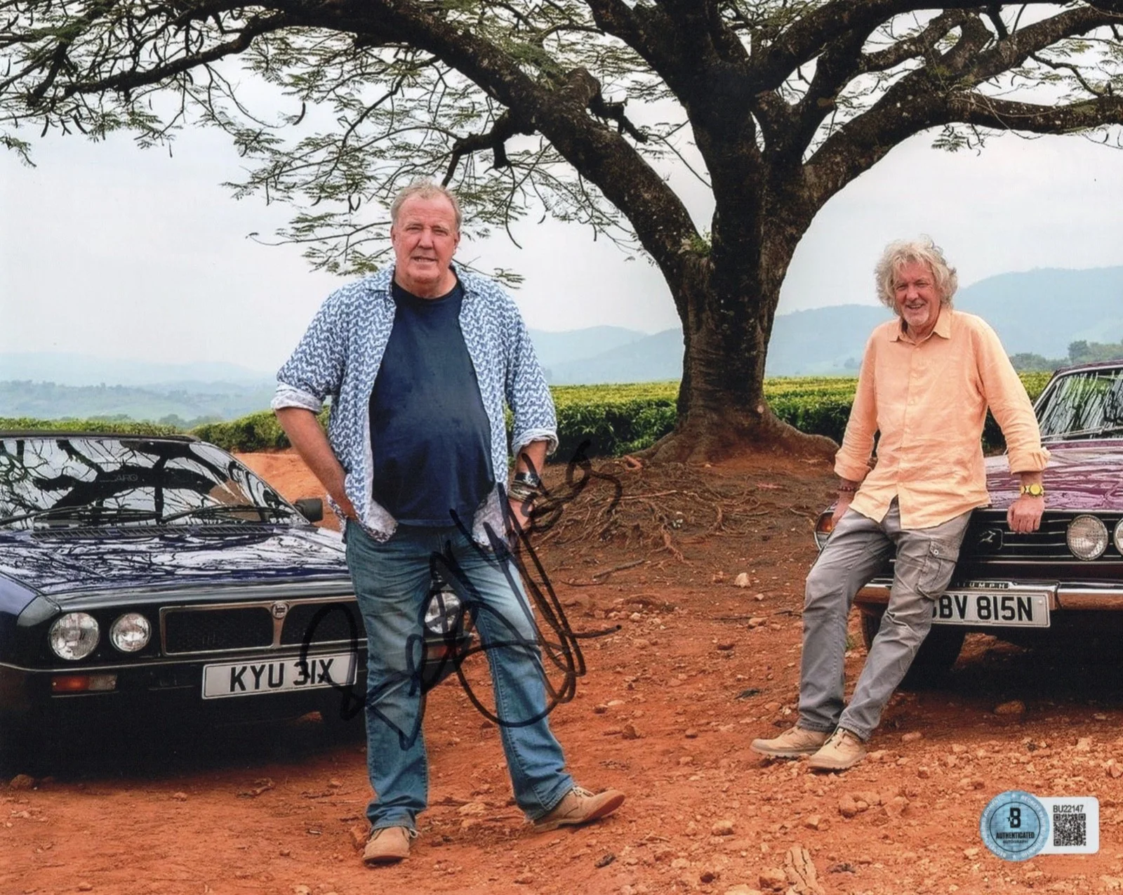 Jeremy Clarkson — Jeremy Clarkson Autographed Signed TOP GEAR 8x10 Photo Beckett BAS COA