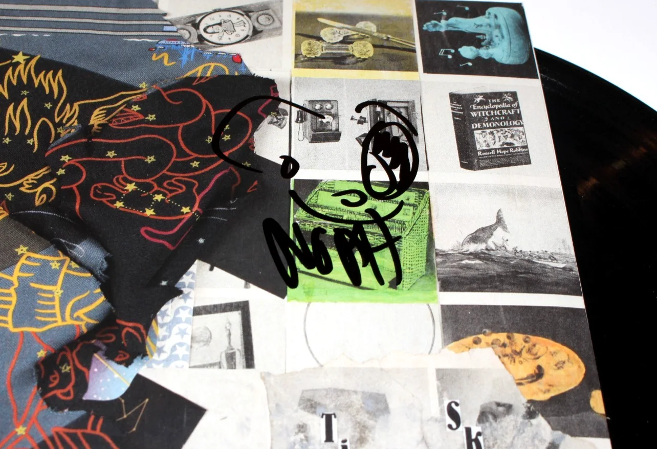 PANDA BEAR SIGNED ANIMAL COLLECTIVE 'TIME SKIFFS' RECORD ALBUM LP BECKETT COA, изображение 2