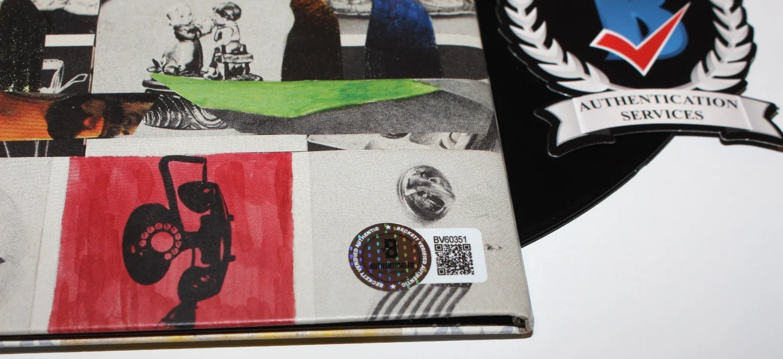 PANDA BEAR SIGNED ANIMAL COLLECTIVE 'TIME SKIFFS' RECORD ALBUM LP BECKETT COA, изображение 3