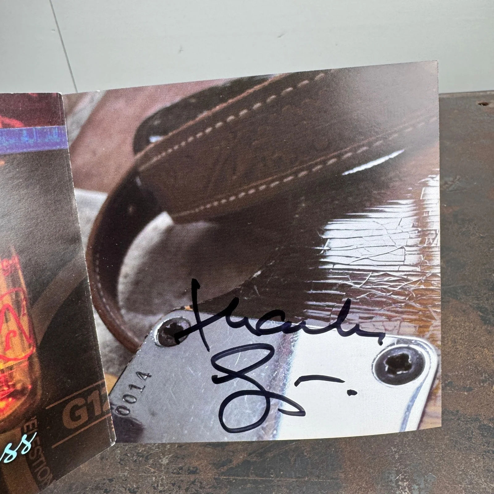 GARNET ROGERS - Get a Witness Live CD INSERT - SIGNED, image 3
