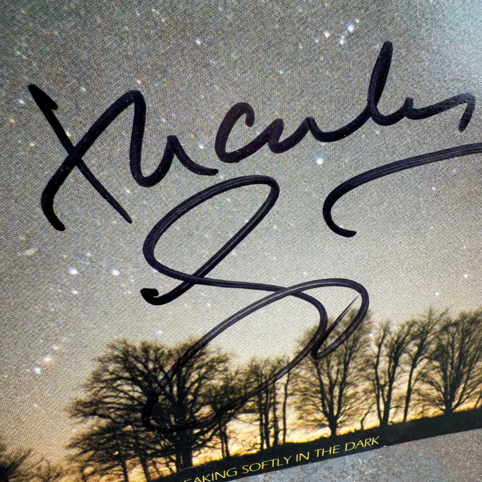 GARNET ROGERS - Speakling Softly in the Dark CD INSERT - SIGNED, image 2
