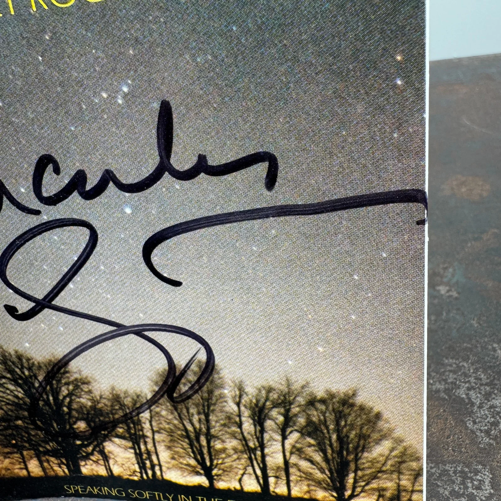 GARNET ROGERS - Speakling Softly in the Dark CD INSERT - SIGNED, image 3