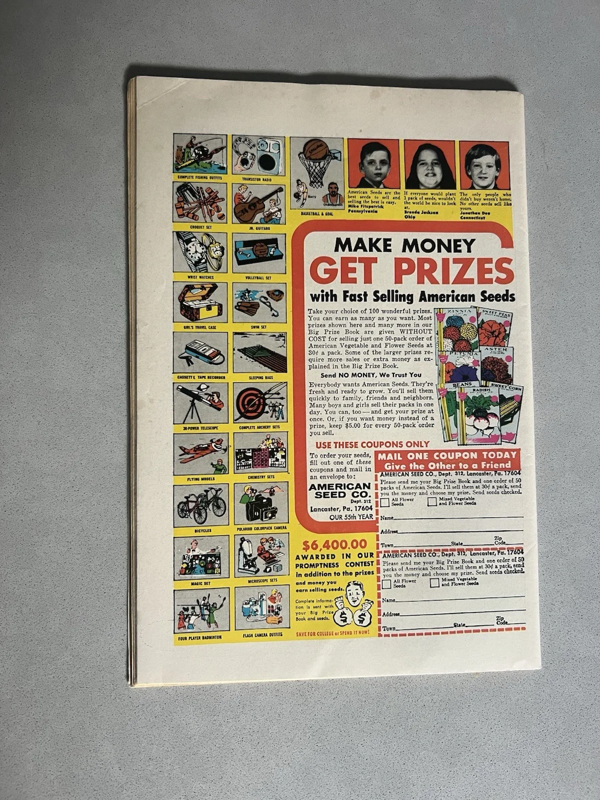 Hank Ketcham — Hank Ketcham autographed signed Dennis The Menace Comic Book Go Go Special PSA, image 2