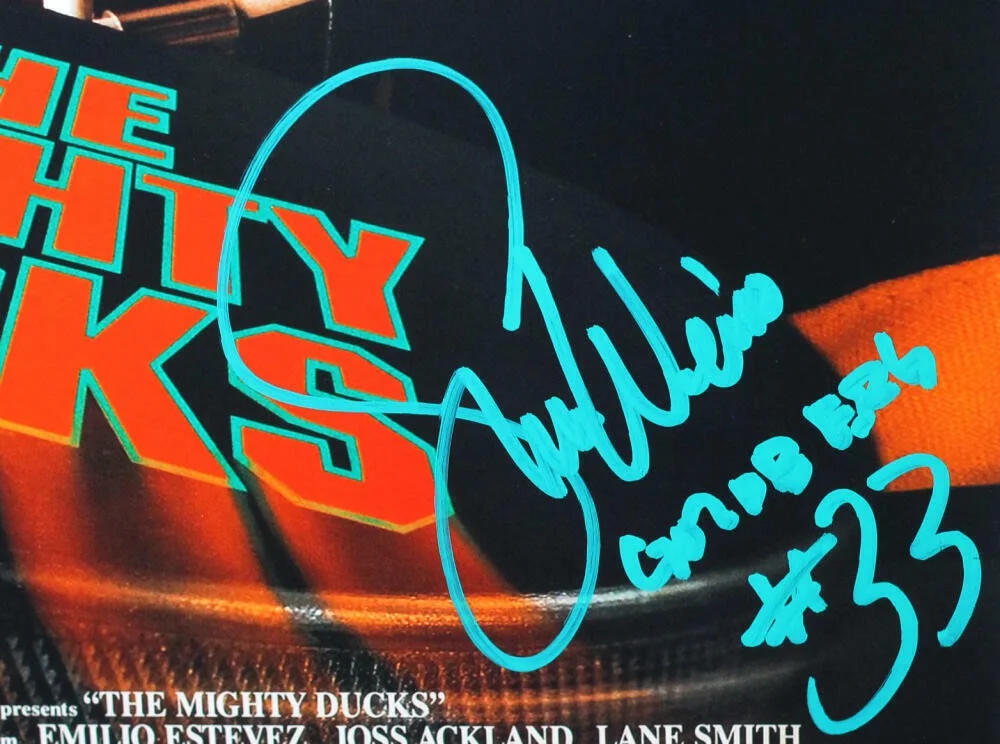 Shaun Weiss — Shaun Weiss Autographed 16x20 Mighty Ducks Photo w/Insc - Beckett W Auth *Green, изображение 2