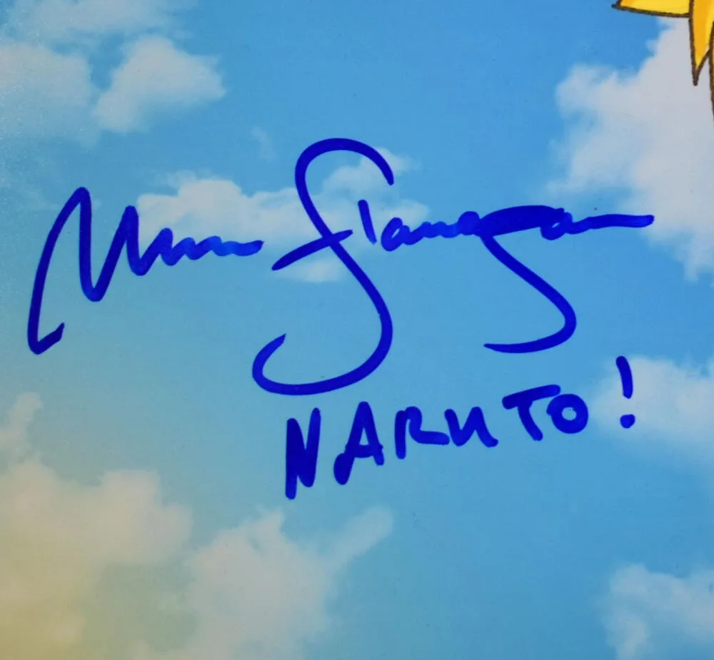 Maile Flanagan — Maile Flanagan Autographed 8X10 Naruto Photo -Beckett W Hologram *Blue, изображение 2