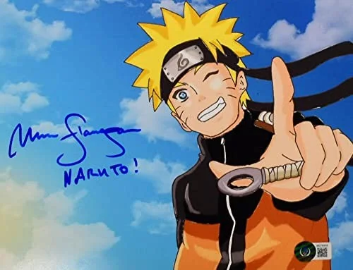 Maile Flanagan — Maile Flanagan Autographed 8X10 Naruto Photo -Beckett W Hologram *Blue, изображение 5