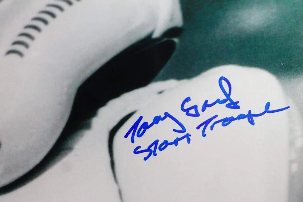 Tony Smart — Tony Smart Autographed Firing Gun 16x20 Photo w/ Stormtrooper - JSA Auth *Blue, изображение 5