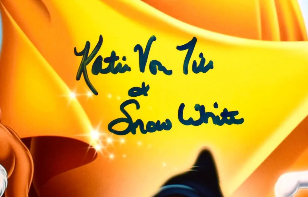 Katherine Von Till — Katherine Von Till Autographed 11x14 Snow White Photo -Beckett W Hologram *Blue, изображение 2