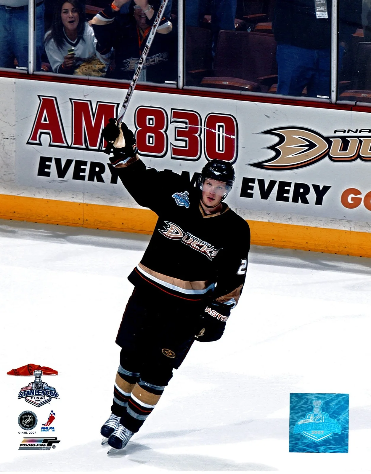 Samuel Pahlsson 2 Photos Anaheim Ducks 1 Photo Signed Official 2007 Stanley Cup, image 2