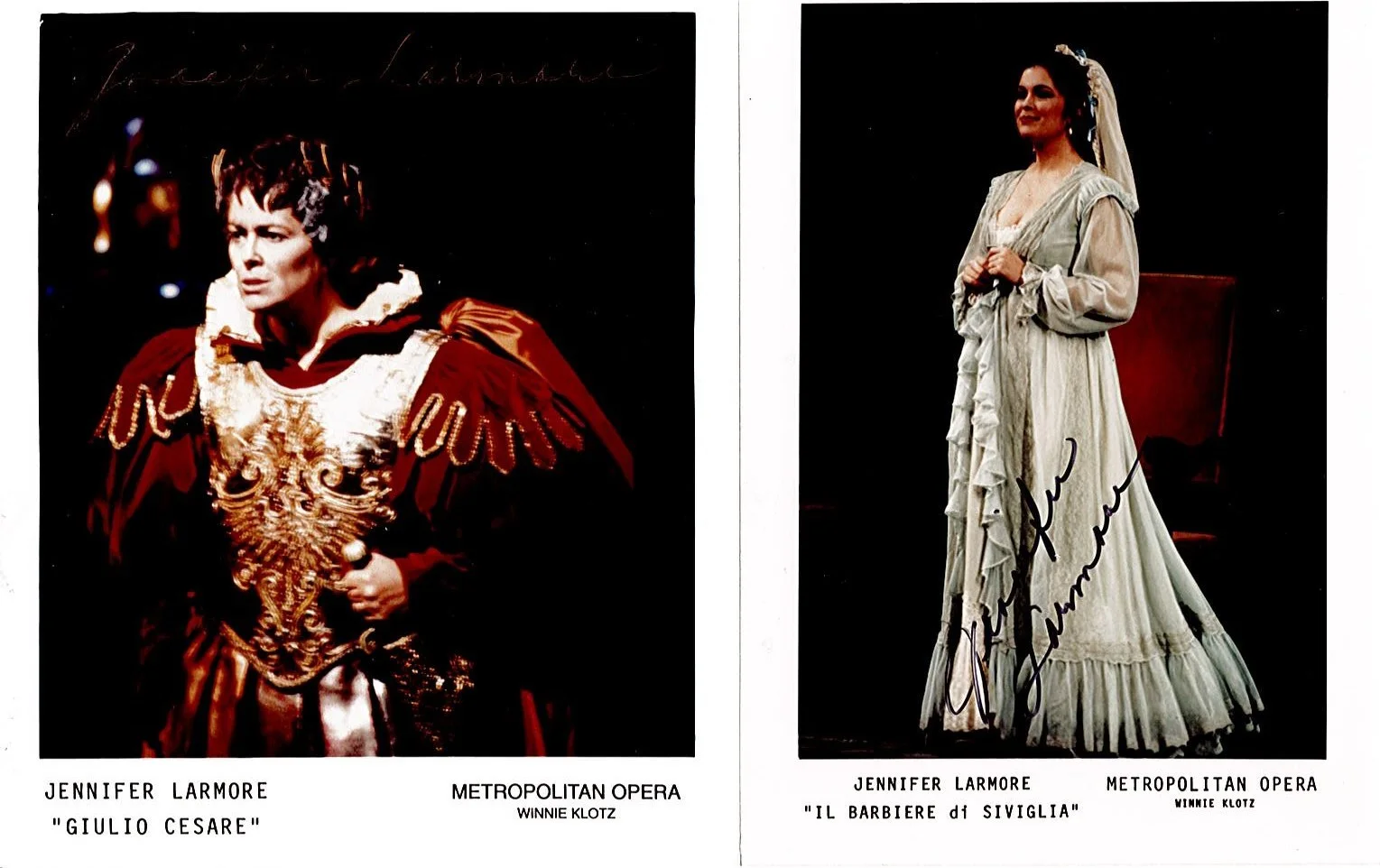 Signed Jennifer Lamore Opera 8 Photos Signatures, image 3