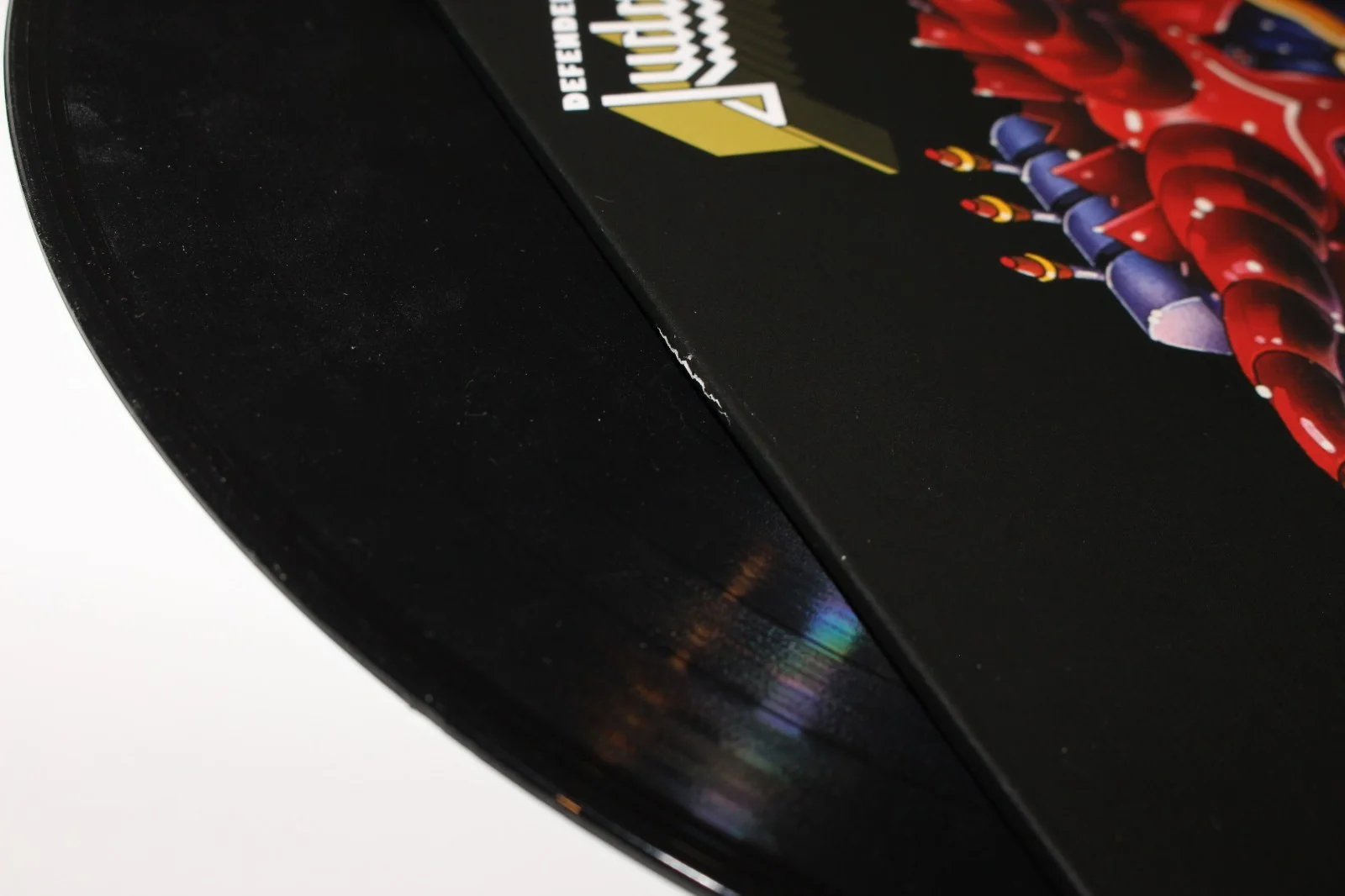 ROB HALFORD SIGNED JUDAS PRIEST DEFENDERS OF THE FAITH ALBUM VINYL BECKETT COA, изображение 4