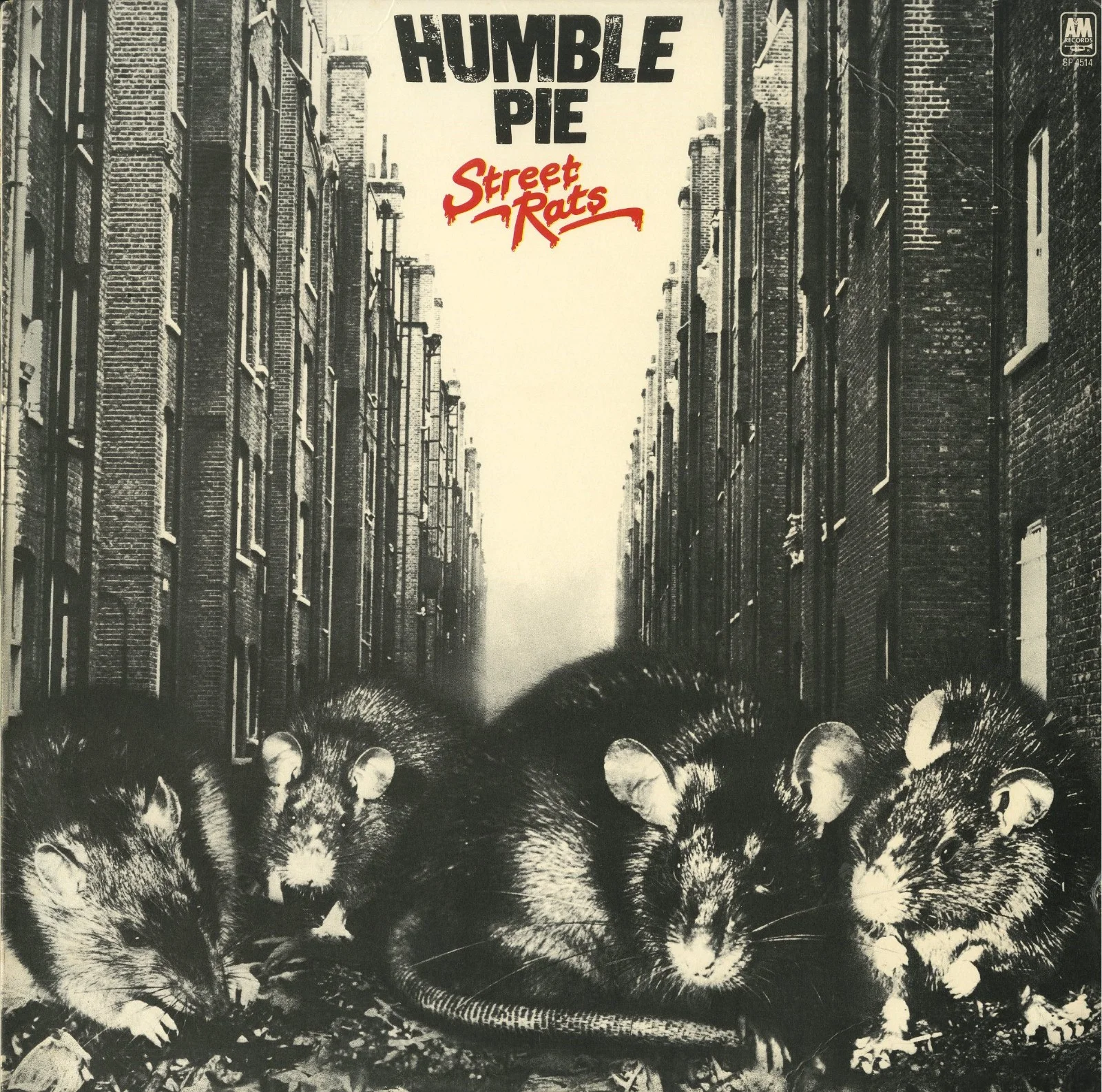 Humble Pie Vinyl Record signed Steve Marriott, Jerry, Street Rats. ACOA, image 2
