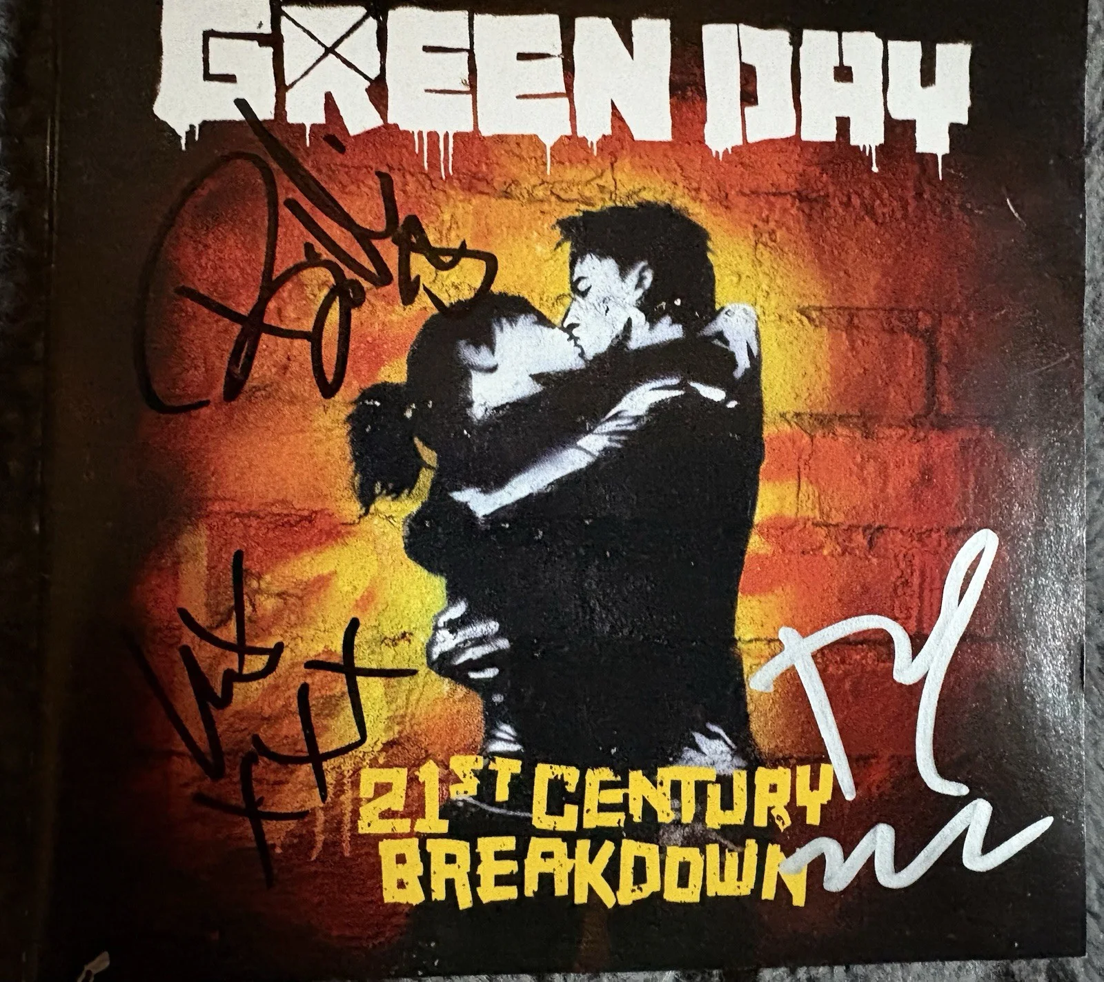 Green Day Autographed 21st Century Breakdown CD Booklet With CD, image 2