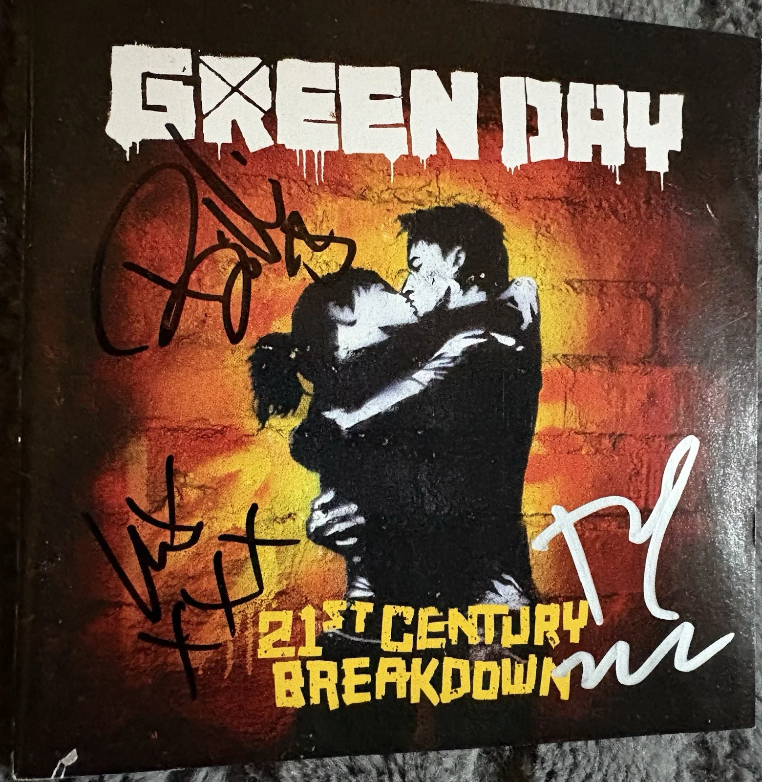 Green Day Autographed 21st Century Breakdown CD Booklet With CD, image 4