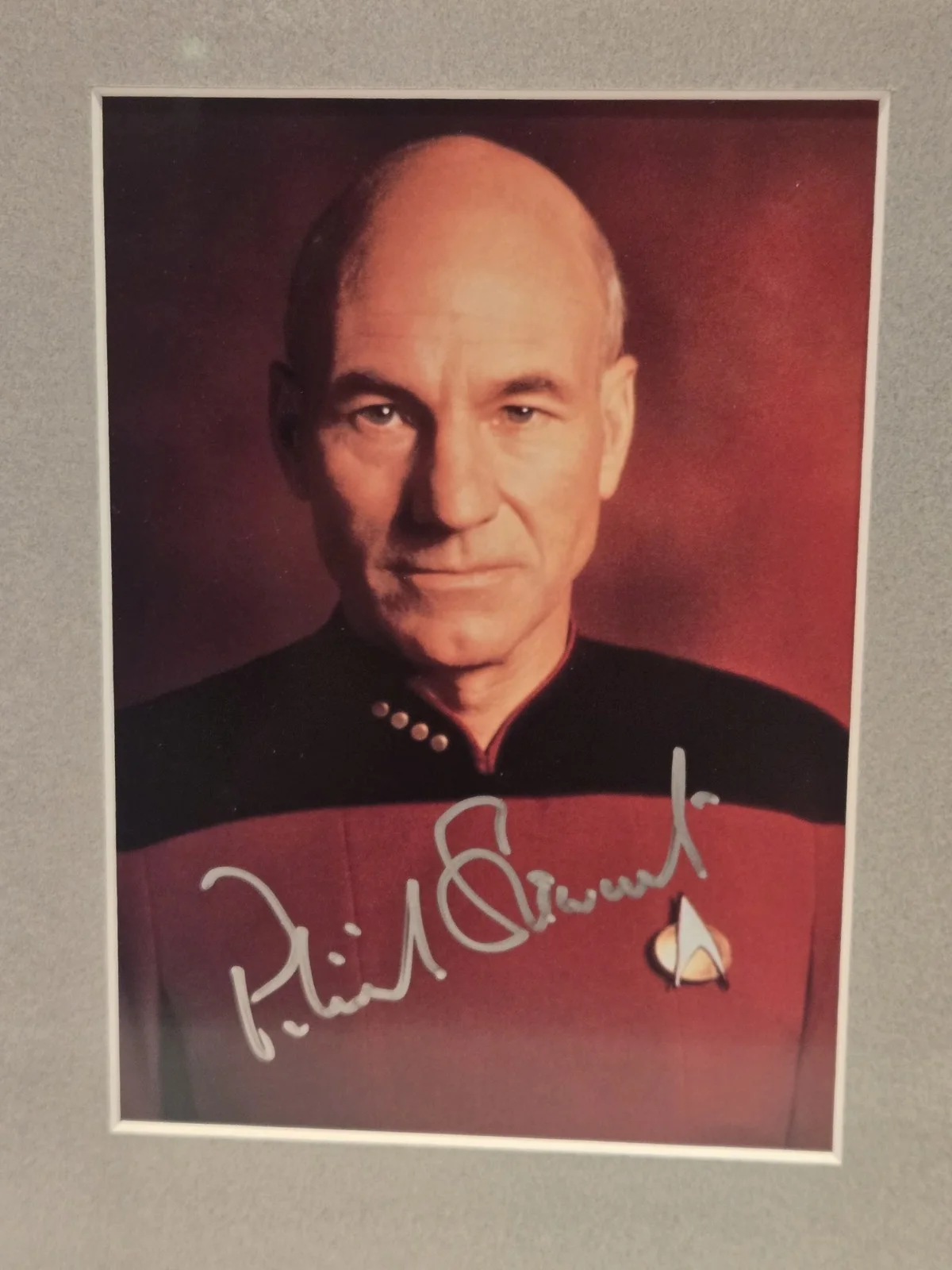 Shatner, Stewart, Brooks, Mulgrew — Star Trek Captains AUTOGRAPHED photos framed - 30 Years - 390 Of 995 COA, изображение 5