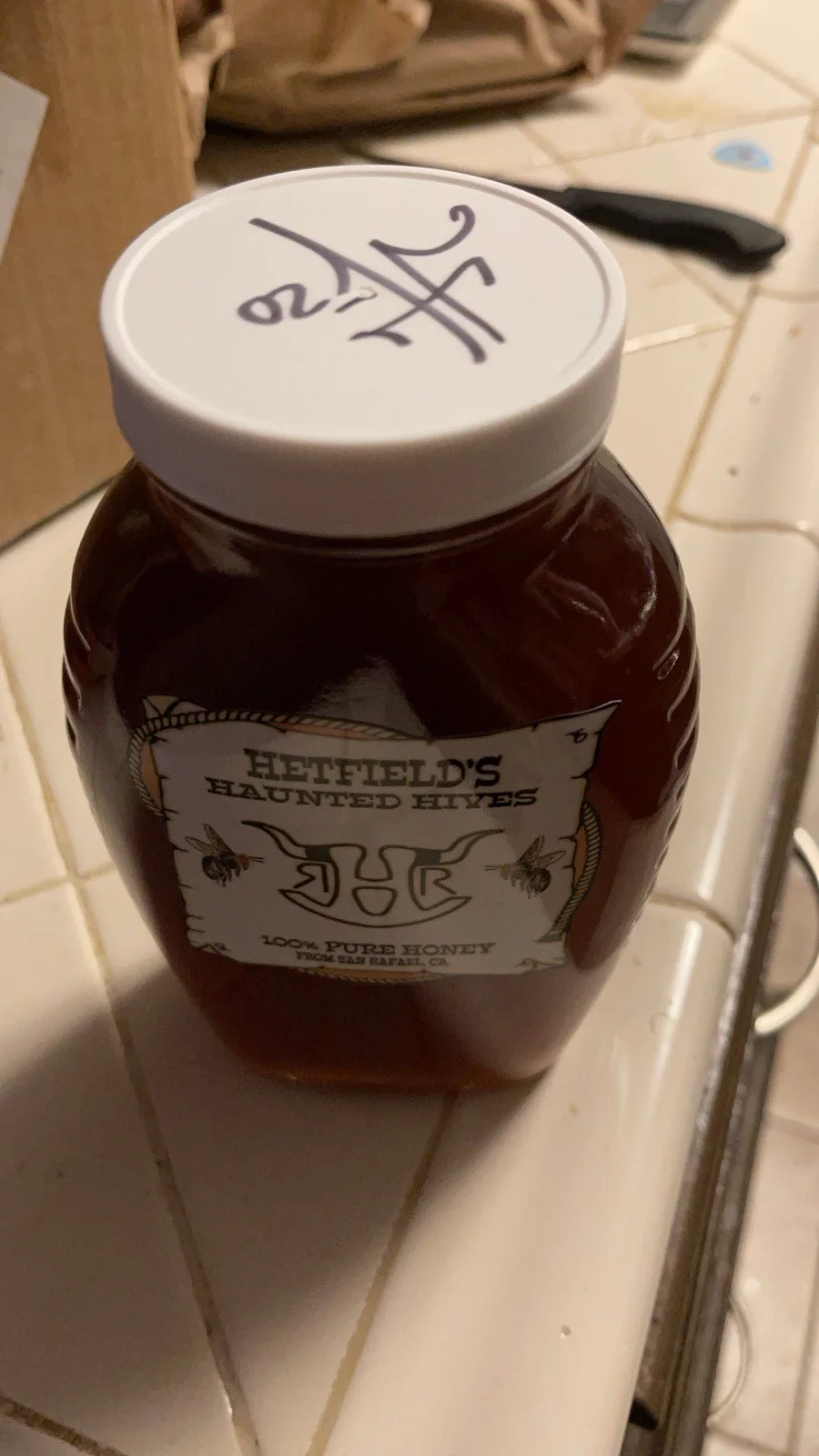 Autographed Metallica James Hetfield’s Honey Haunted Hives Sealed AWMH 2020, изображение 4