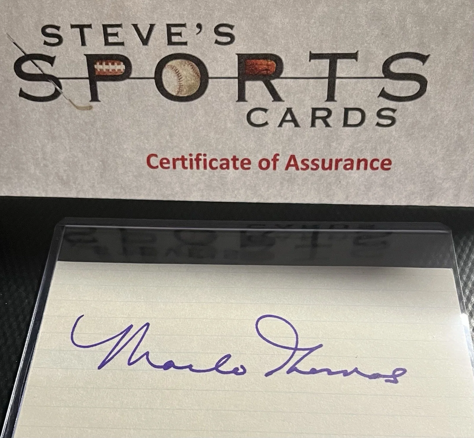 Marlo Thomas — Marlo Thomas aka That Girl Actress Signed Index Card w/ COA, Top Loader