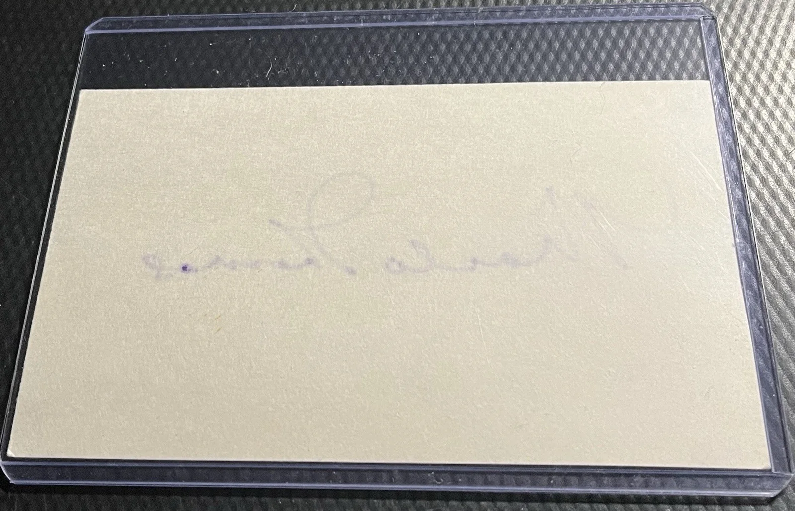 Marlo Thomas — Marlo Thomas aka That Girl Actress Signed Index Card w/ COA, Top Loader, image 4