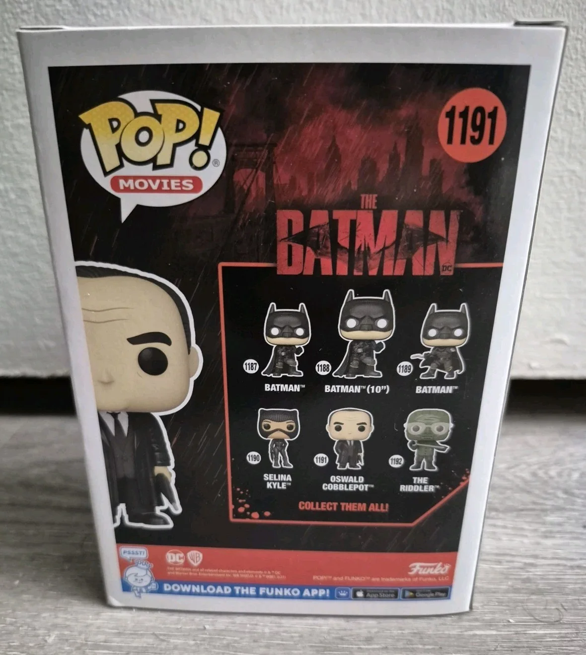 Colin Farrell Signed Funko Pop PSA DNA Batman Penguin Minority Report Swat, image 3