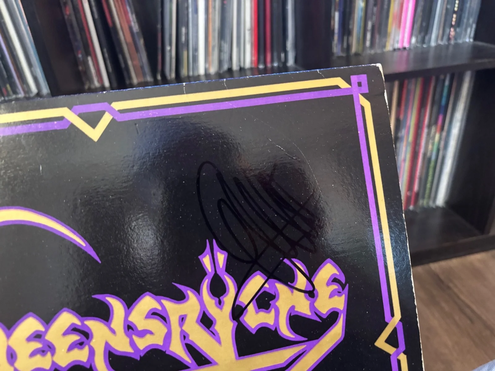 QUEENSYRCHE SIGNED AUTOGRAPHED LP VINYL 206 RECORDS RARE X3 GEOFF TATE MIKE ED, изображение 3