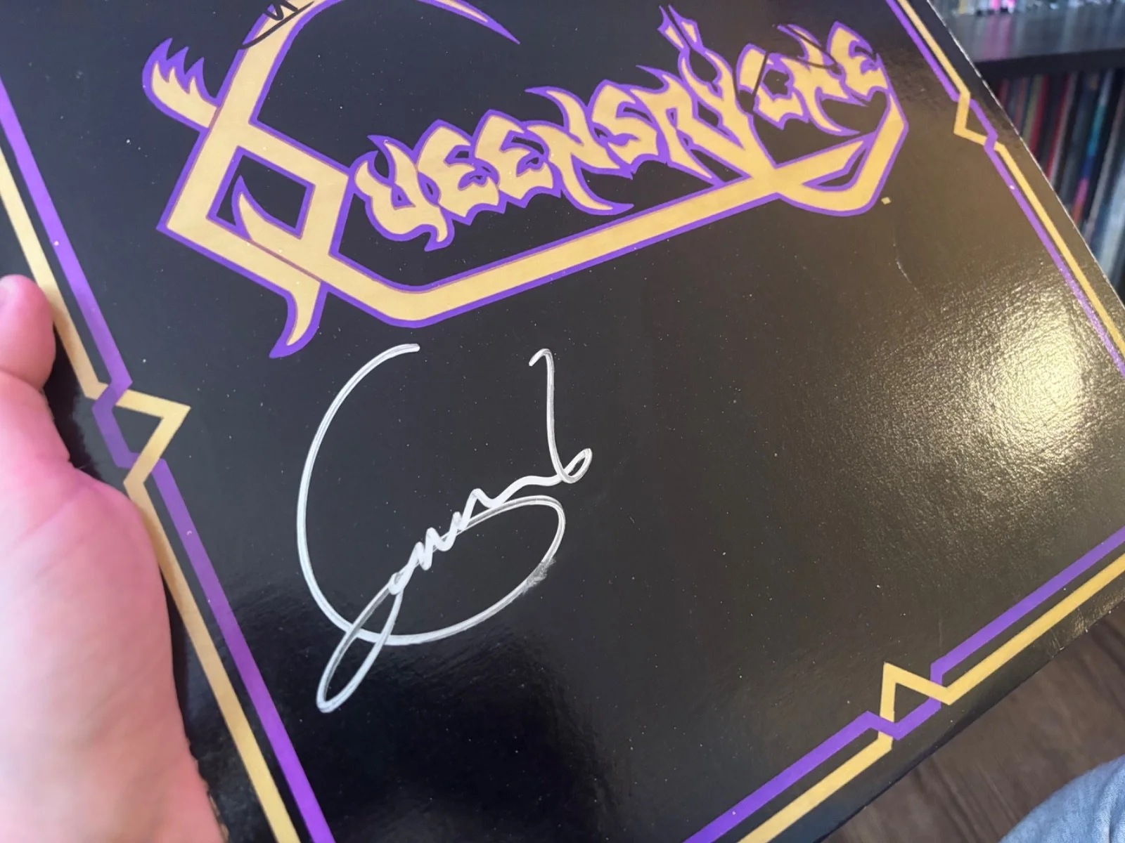 QUEENSYRCHE SIGNED AUTOGRAPHED LP VINYL 206 RECORDS RARE X3 GEOFF TATE MIKE ED, изображение 4