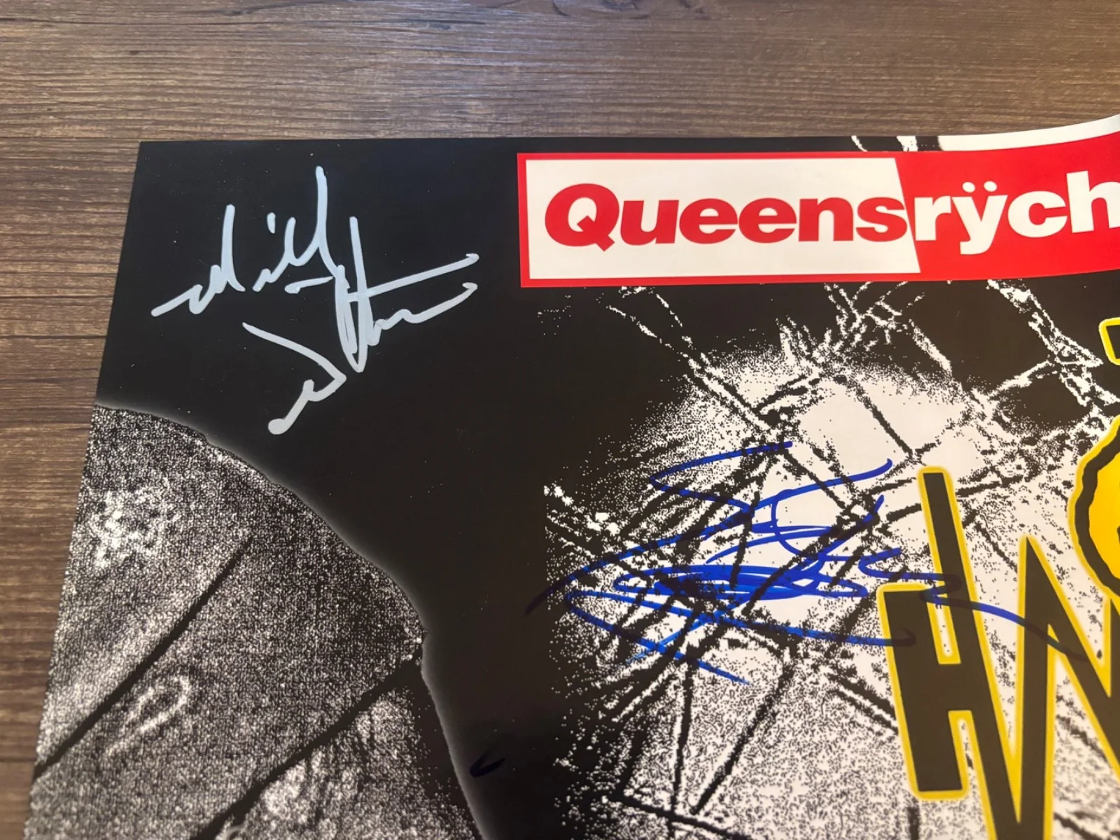 QUEENSYRCHE SIGNED AUTOGRAPHED POSTER OPERATION MINDCRIME II (2) X4 GEOFF TATE, image 2