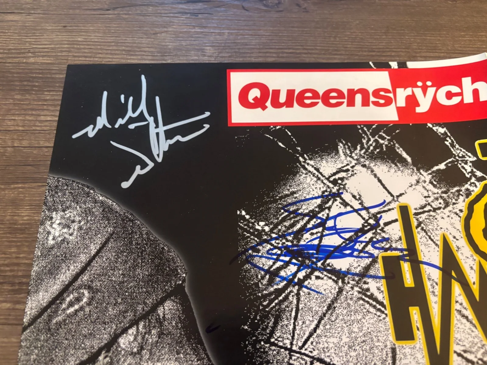 QUEENSYRCHE SIGNED AUTOGRAPHED POSTER OPERATION MINDCRIME II (2) X4 GEOFF TATE, image 3